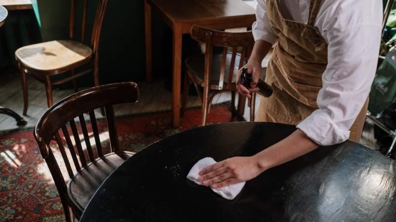 Mesero de un restaurante