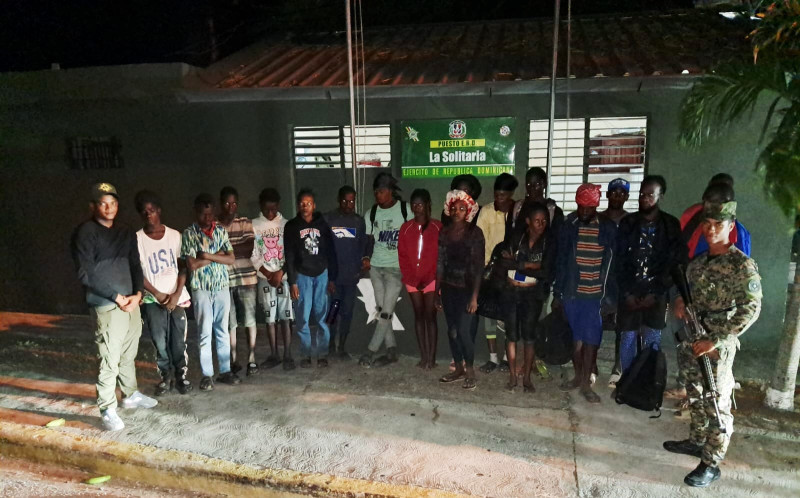 Haitianos indocumentados detenidos