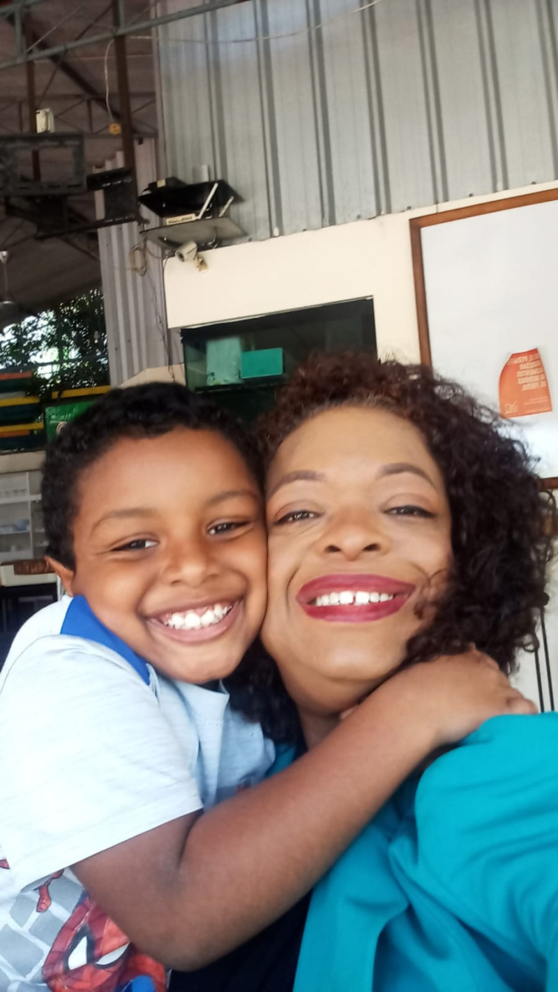 Gaudy y su hijo