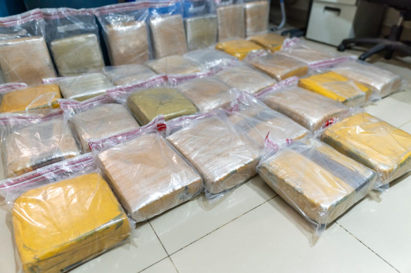 En Peravia: Interceptan camión de vegetales con 243 libras de presumible  marihuana