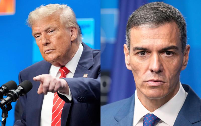 Donald Trump y Pedro Sánchez