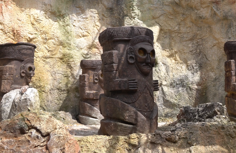 Cueva por dentro, recreada para la película Xiguapa.