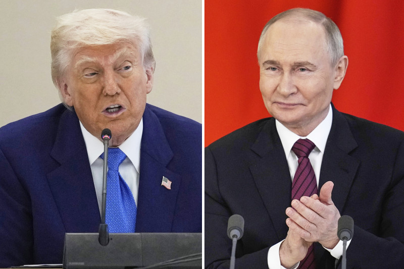 Donald Trump y Vladimir Putin