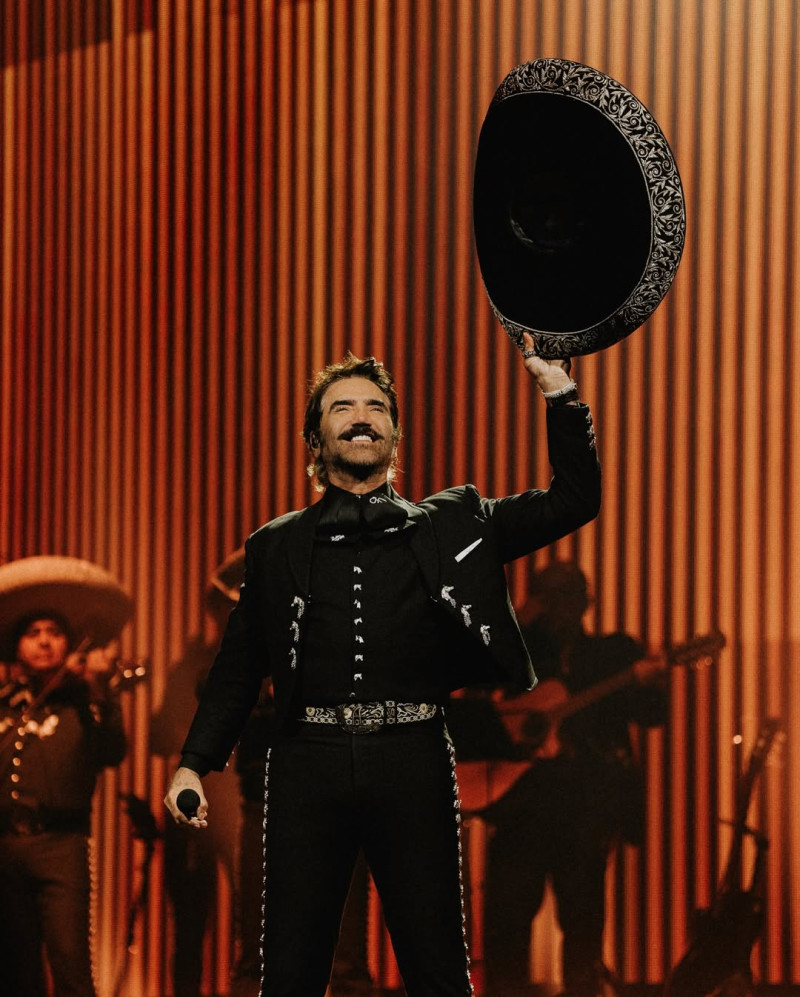 Alejandro Fernández durante uno de sus conciertos en Estados Unidos.