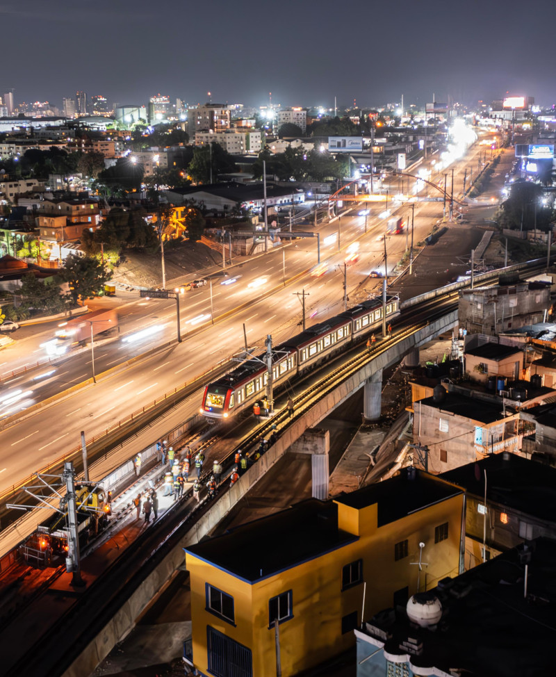 El Metro de Santo Domingo estará sometido a prueva de trenes en su Línea 2C, en el sector Los Alcarrizos.