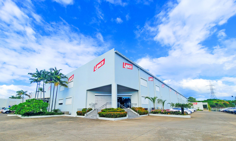 Fabrica y planta de producción Lanco Dominicana.