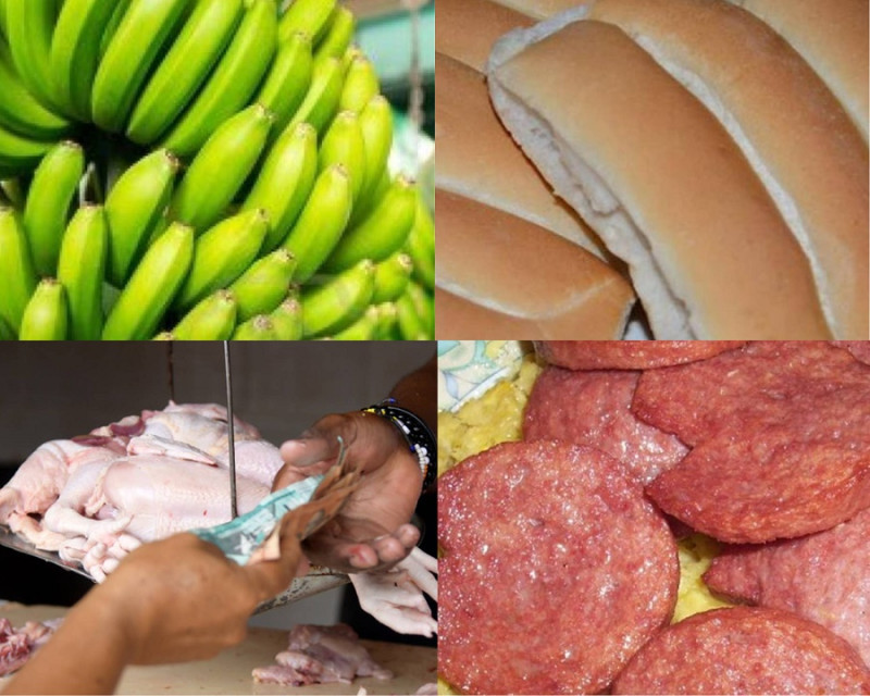 Carne de pollo y otros alimentos en alza.