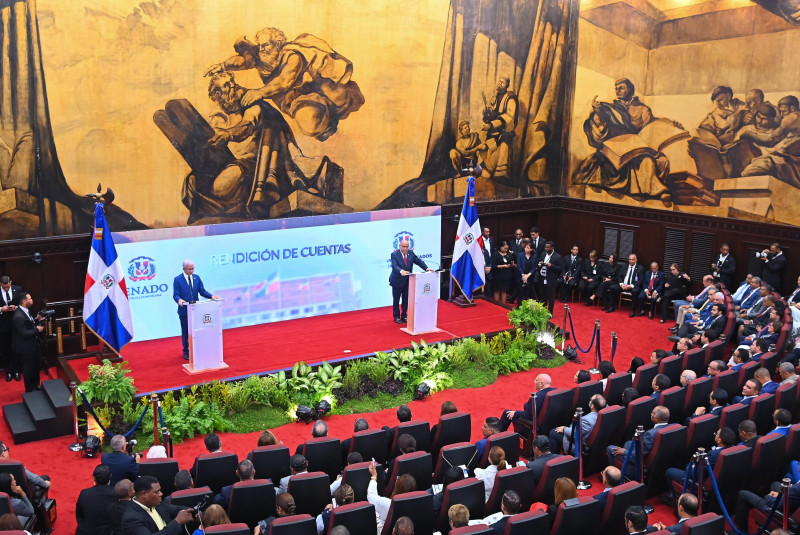 Congreso Nacional en rendición de cuentas para destacar los logros alcanzados durante el año legislativo 2024-2025