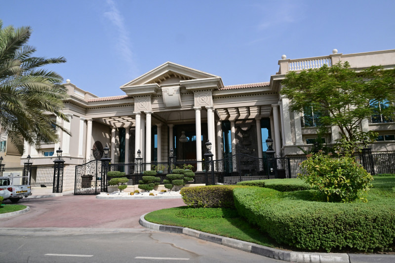 Esta imagen muestra una villa en Dubái el 18 de agosto de 2025.