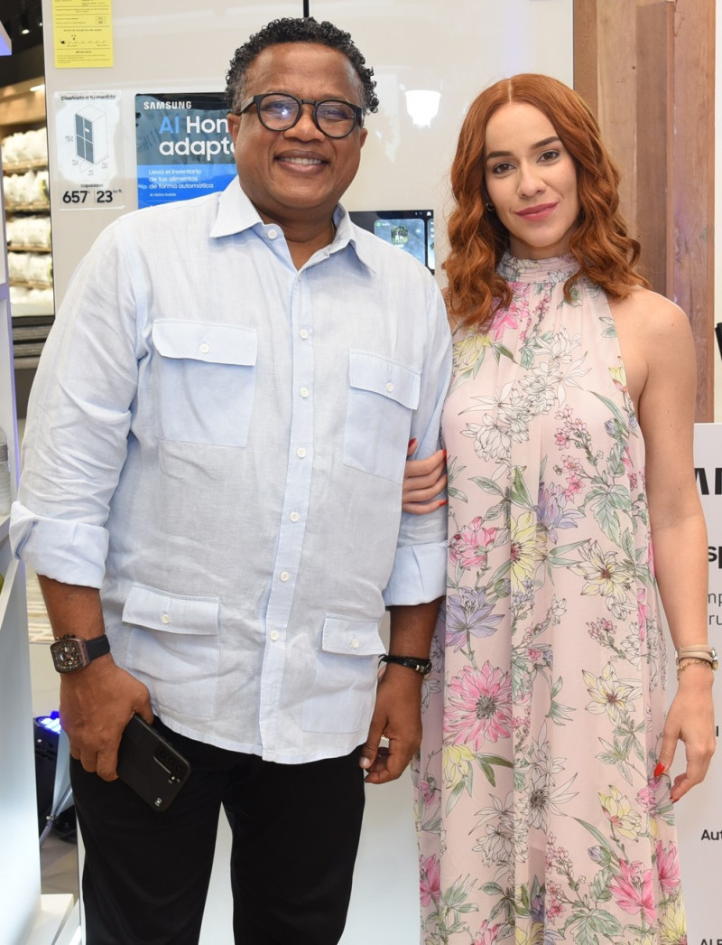 Aquiles Correa y Sandra Palmett.