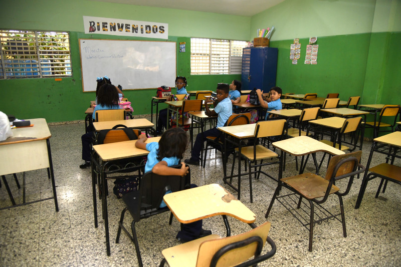 Fue notoria la baja asistencia en gran parte de las escuelas.