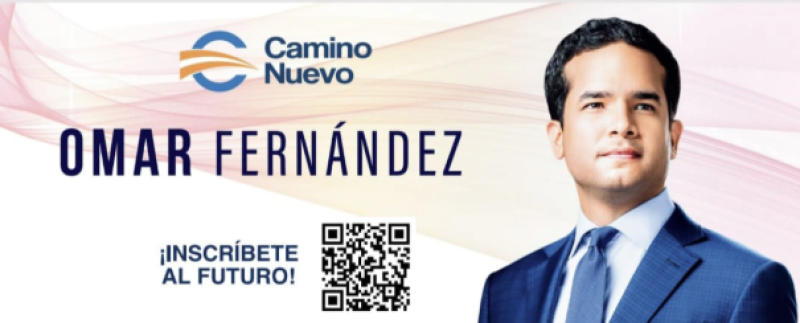 La imagen colocada en las vallas publicitarias de Camino Nuevo