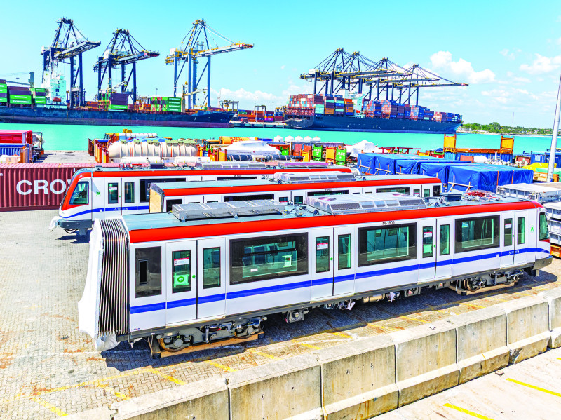 La Opret integra 207 vagones distribuidos en las tres líneas del Metro.