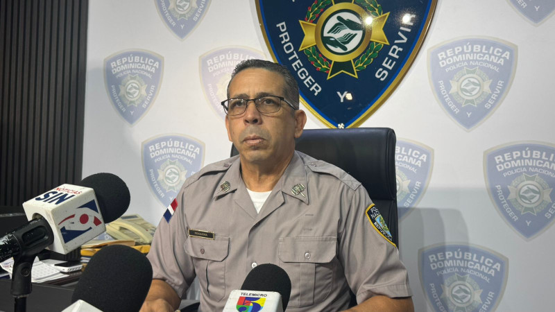 Coronel Diego Pesqueira, vocero de la Policía Nacional.