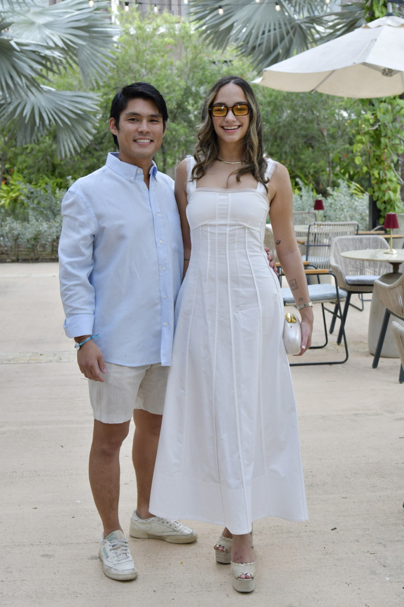 Takeo Oshiro y Marite Balino