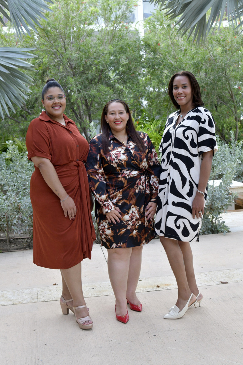 Rosalía Martínez, Jessica Pérez e Ismaira Paniagua.