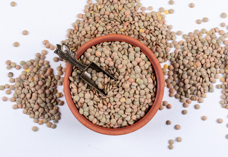 Lentejas: ricas en hierro que se absorben en mejor proporción combinado con otros ingredientes ricos en vitamina. Foto: 8photo-Freepik.