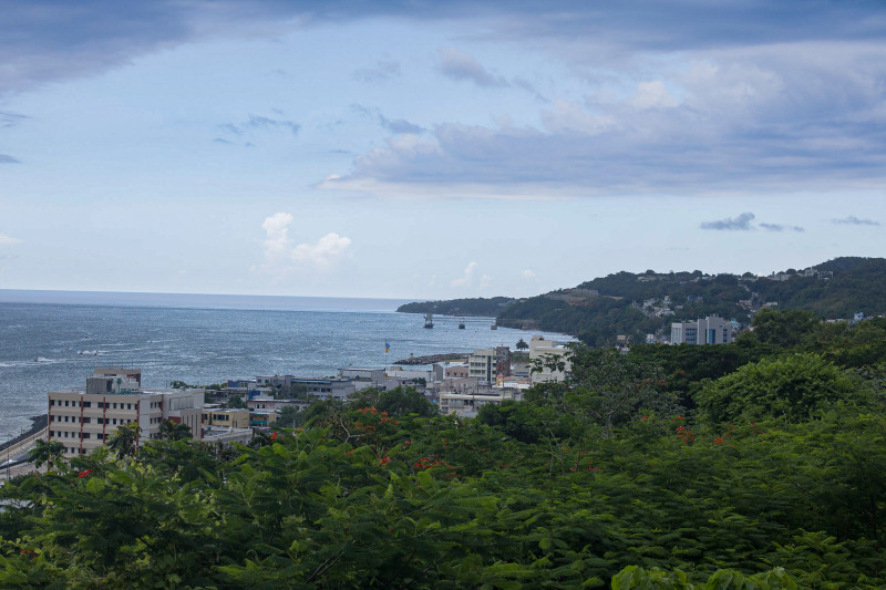 Vista desde el mirador de Aguadilla