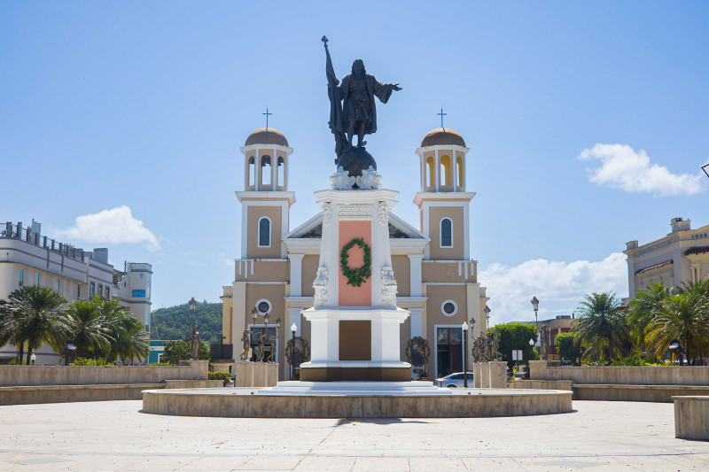 Plaza Colón en Mayaguez