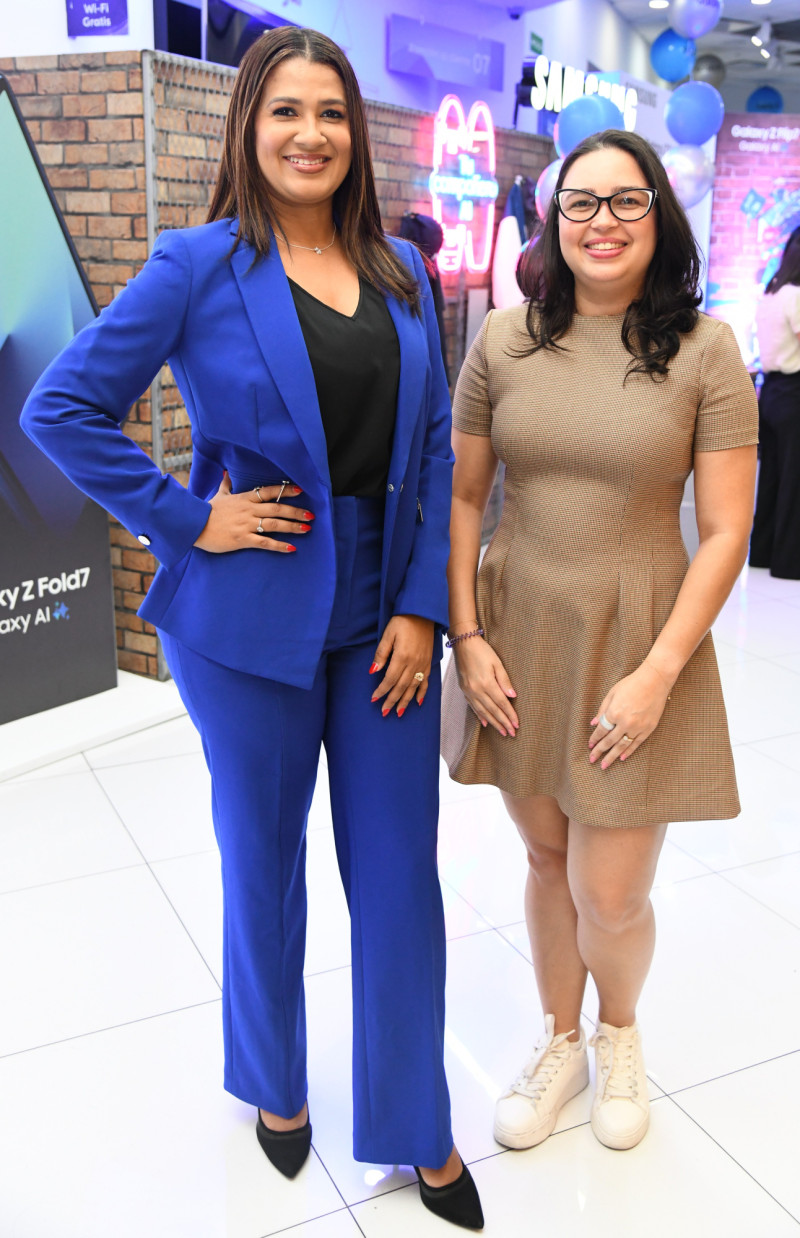 Braudy Peña y Génesys Rodríguez.