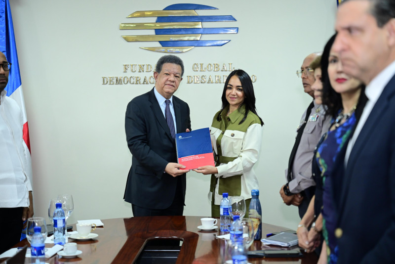 Leonel Fernández y Faride Raful