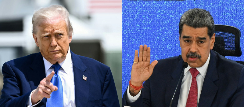 Donald Trump y Nicolás Maduro