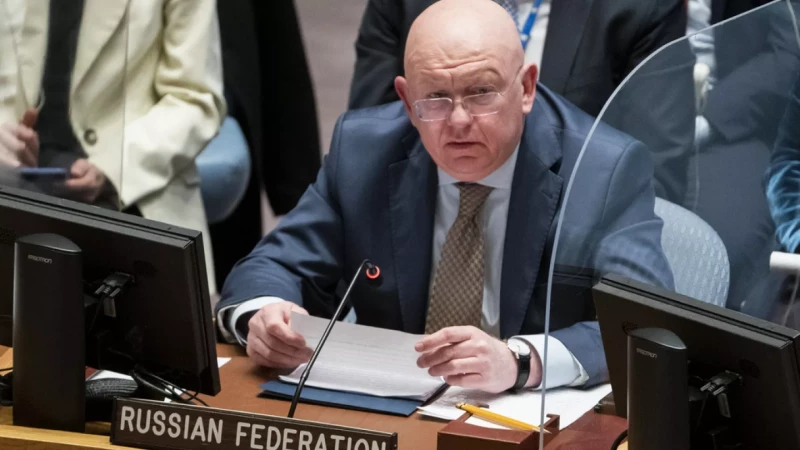 El representante de Rusia ante Naciones Unidas, Vasili Nebenzia.