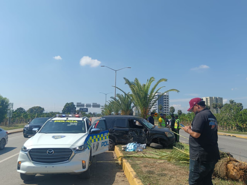Así quedó el vehículo tras el accidente