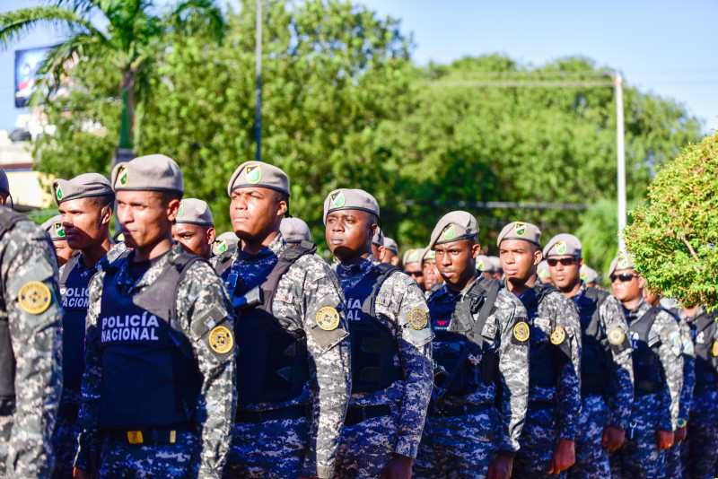 Efectivos de la Policía Nacional.