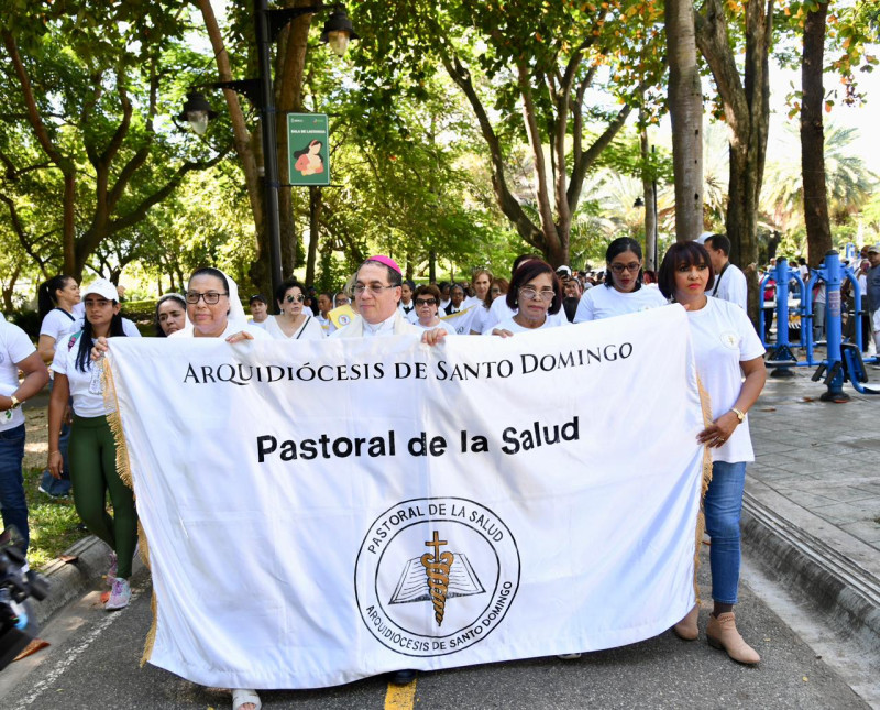 Caminata por la salud mental de la Pastoral de la Salud de la Arquidiócesis de Santo Domingo