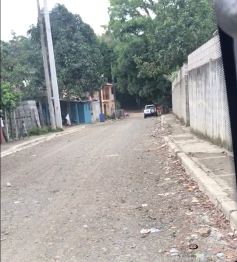 Tramo de la carretera Jayaco-Peñaló