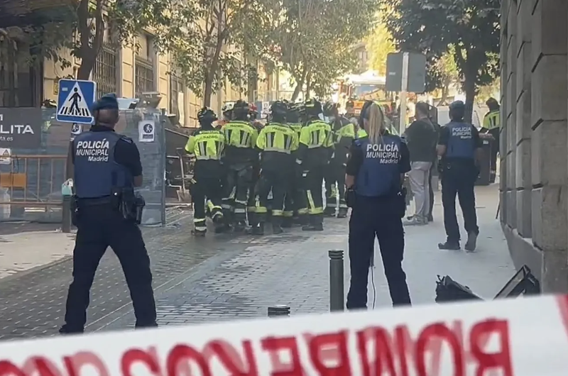 El accidente ocurrió en una calle cercana a la frecuentada Plaza Mayor