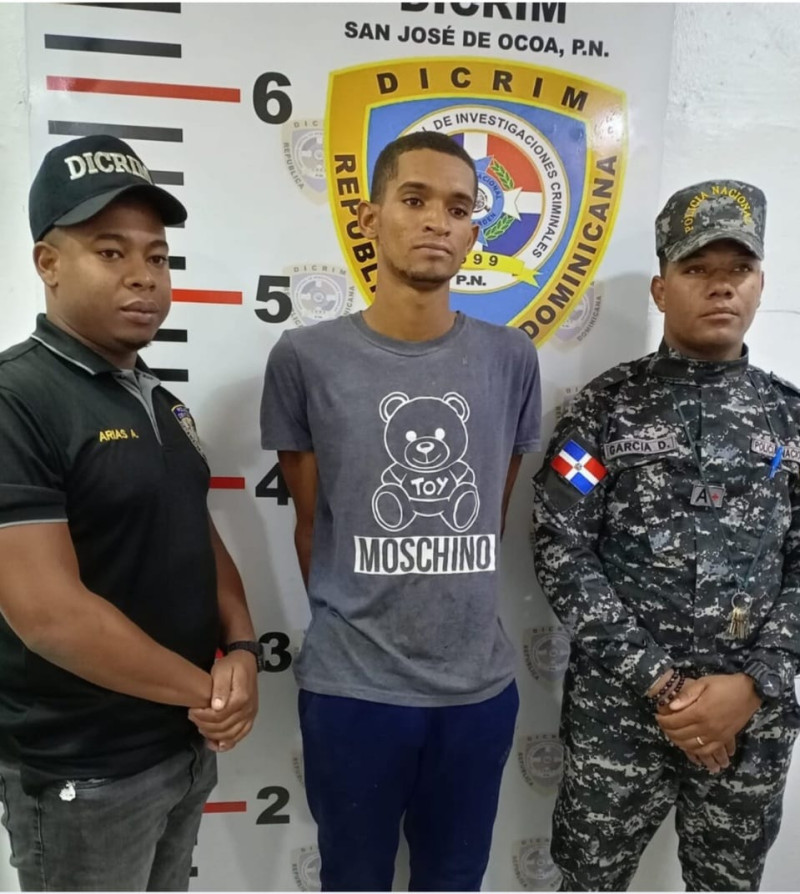 Alexander Tejeda Sosa, joven que atracó una mujer en un comercio de San José de Ocoa.