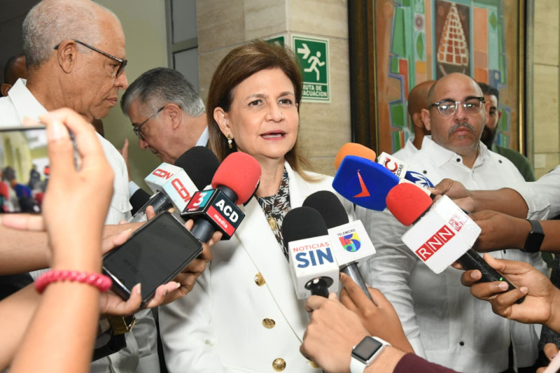 La vicepresidenta Raquel Peña