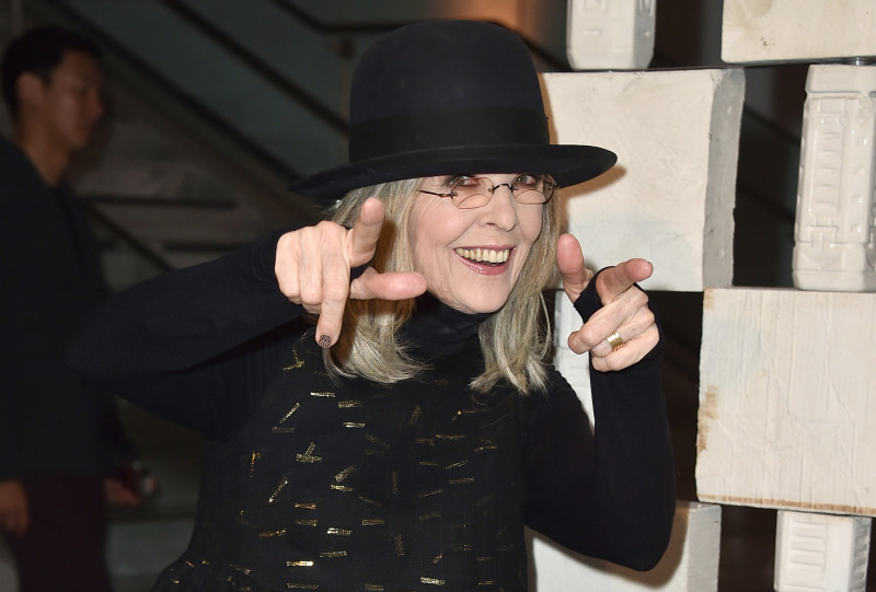 Diane Keaton llega a la 13.ª Gala Anual en el Jardín del Museo Hammer