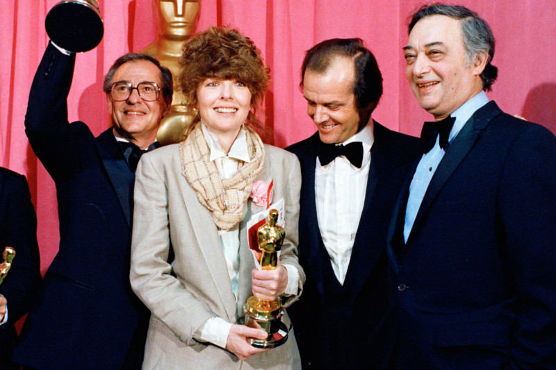 Diane Keaton, ganadora del premio a la mejor actriz por "Annie Hall"