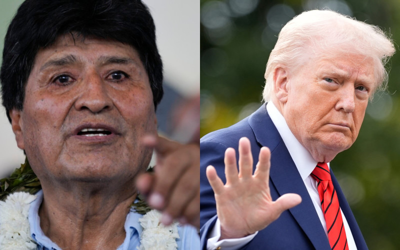 Evo Morales y Donald Trump