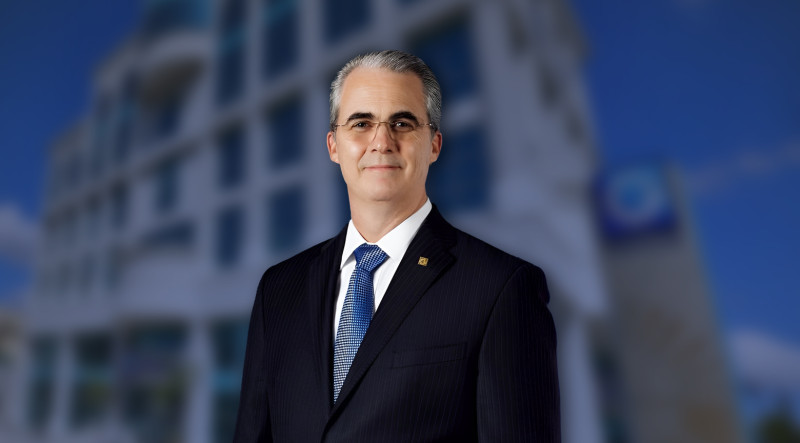 René Grullón Finet, presidente ejecutivo del BPD, quien sugirió el Pacto Moral.