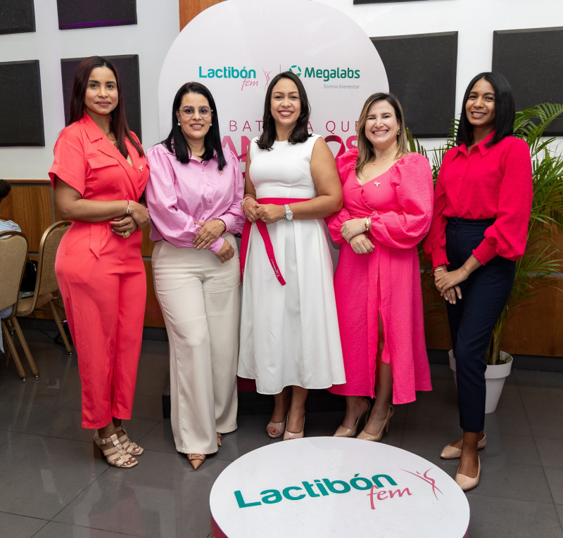 Santa Taveras, Wendy Castillo, Raquel Jiménez, Gireiny Sánchez y Massiel Sánchez.