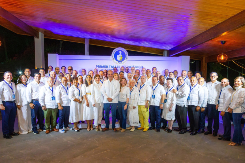 La dirección ejecutiva del PRM en una fotografía de archivo