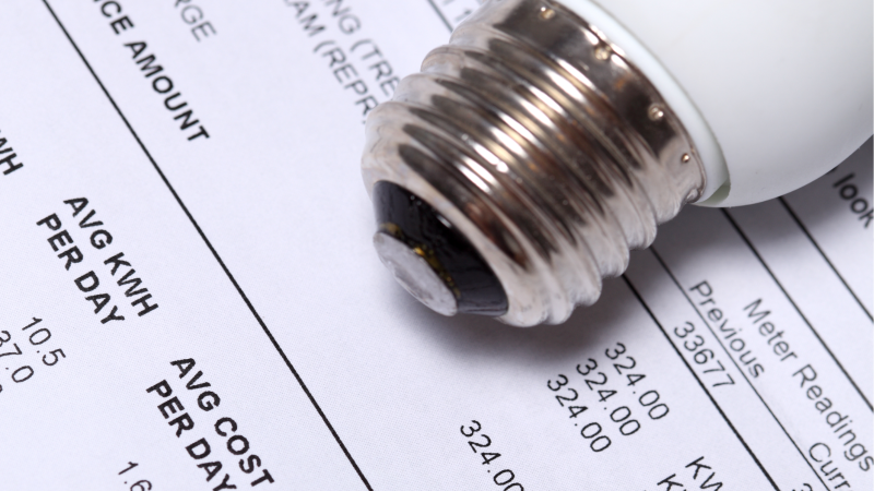 Factura de energía eléctrica