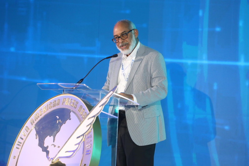 Persio Maldonado, presidente de la Sociedad Dominicana de Diarios.