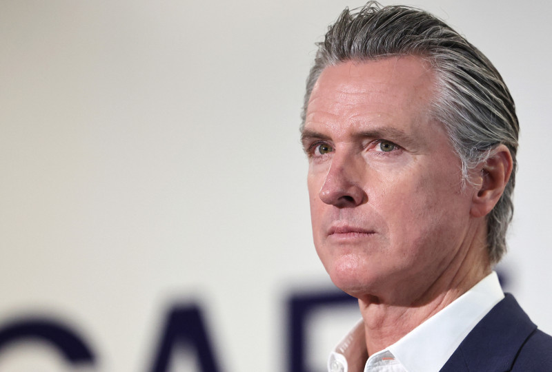 El gobernador de California, Gavin Newsom