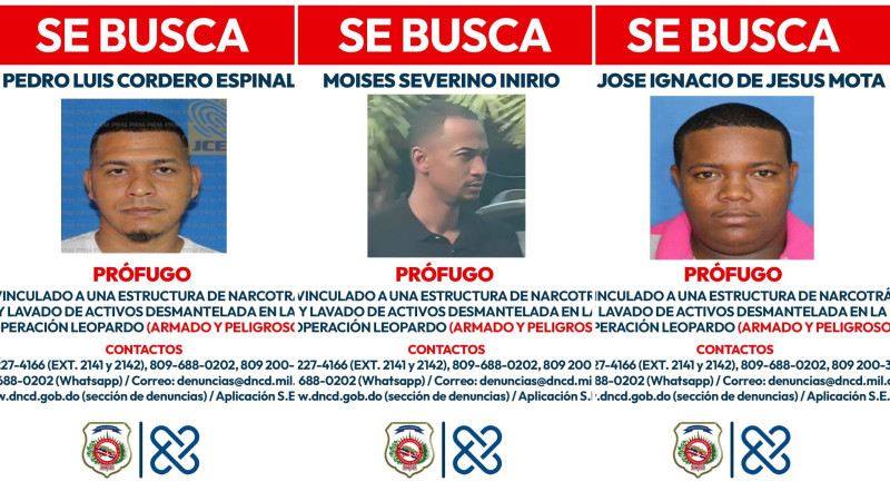 Pedro Luis Cordero Espinal, Moises Severino Inirio y Jose Ignacio de Jesus Mota