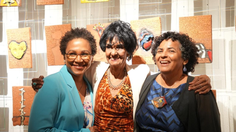 Edith Febles, Elsa Núñez e Iris Pérez Romero
