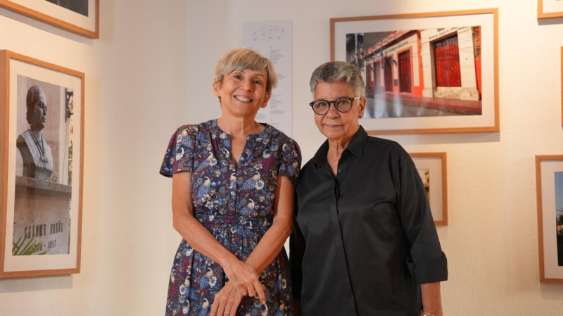 Guadalupe Casasnovas y Mayra Johnson