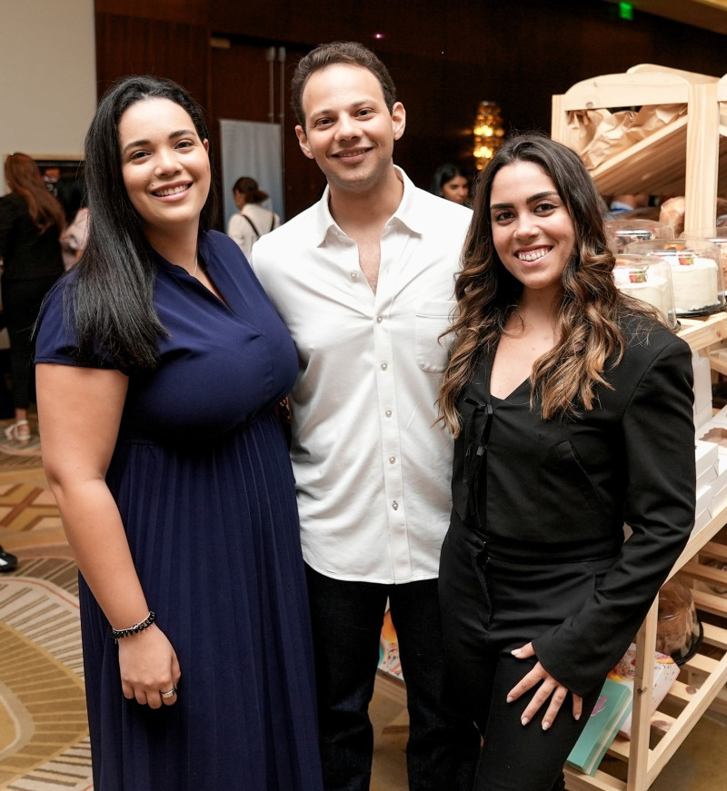 Ligny Ruiz, Carlos Leroux y María José Méndez.
