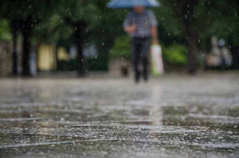 Durante el fin de semana las lluvias estuvieron presentes en gran parte de Santo Domingo.