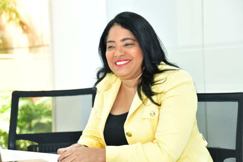 Rosario Medina, coordinadora de la carrera de Comunicación Corporativa de la Pucmm en el campus de Santo Domingo.