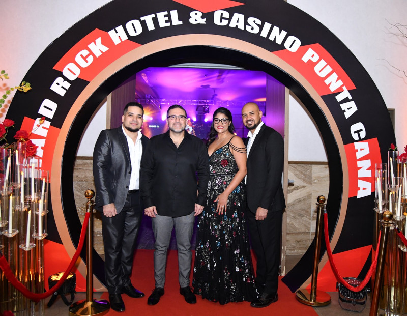 Néstor García, Ramón Romero, Luz Michel y Jean Carlos Mejía